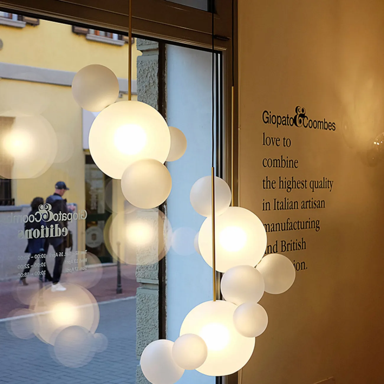 Подвесной светильник BUBBLE B MILK D от ImperiumLoft