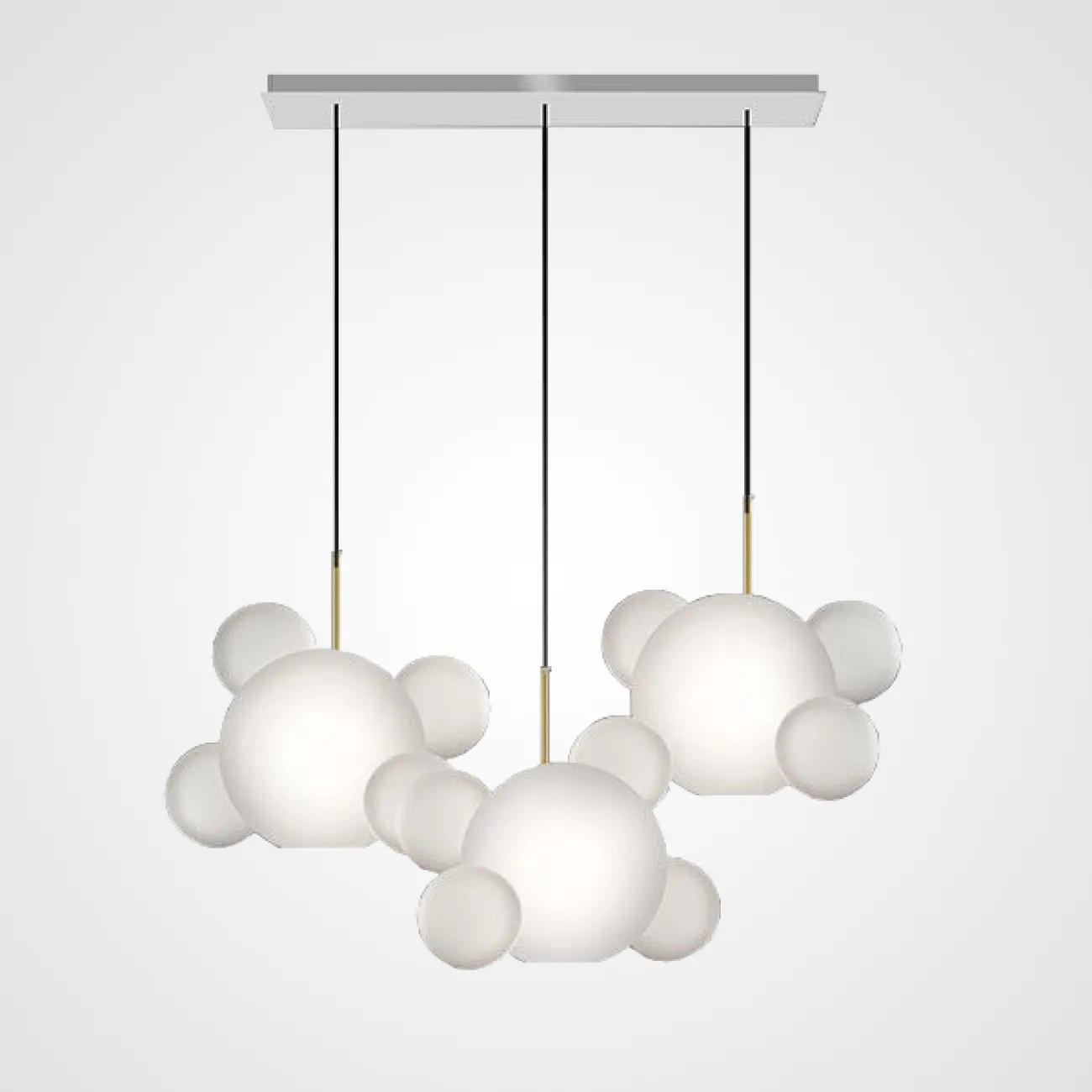 Подвесной светильник BUBBLE B MILK H от ImperiumLoft