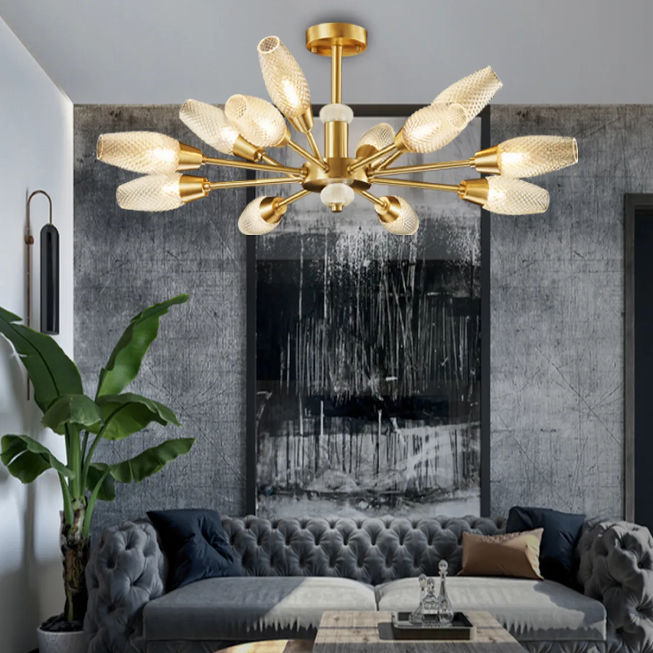 Потолочная люстра HENDRICA L70 от ImperiumLoft