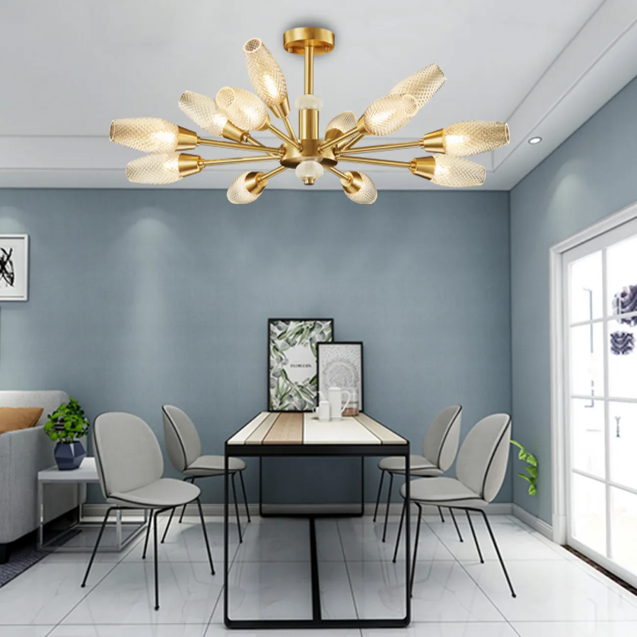 Потолочная люстра HENDRICA L70 от ImperiumLoft
