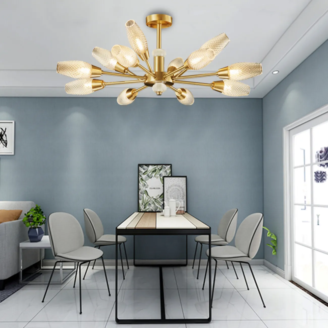 Потолочная люстра HENDRICA L105 от ImperiumLoft