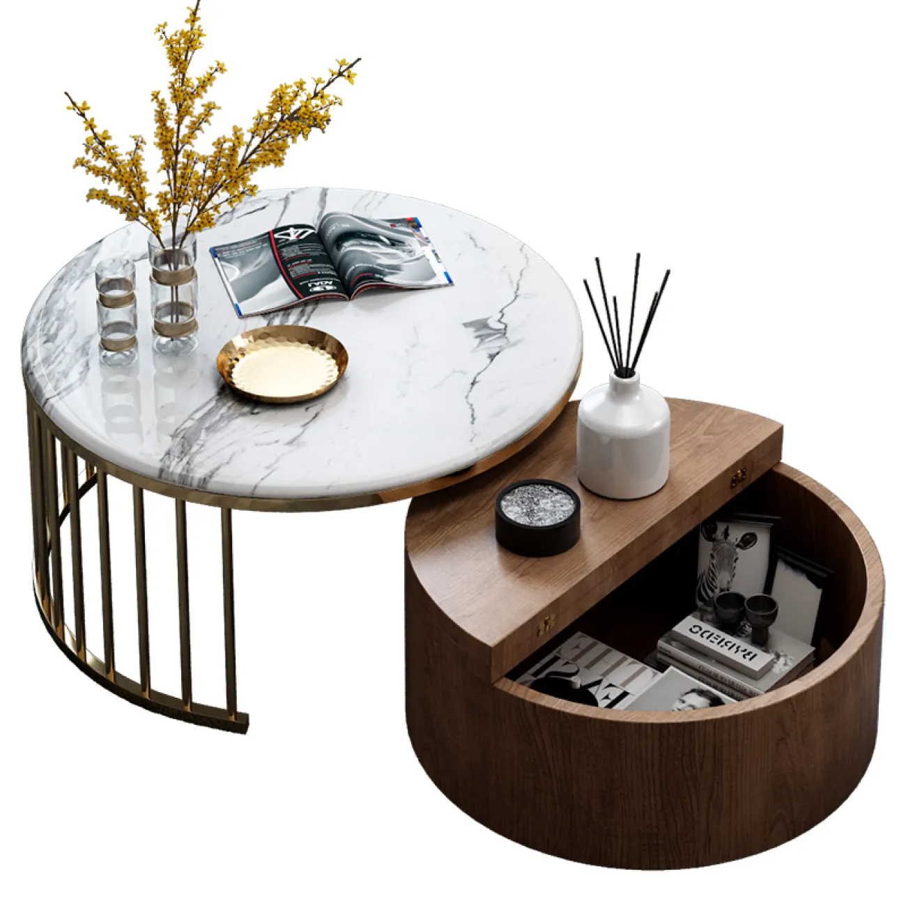 Дизайнерский журнальный столик LaLume-AP00215 Дизайнерский журнальный столик LaLume-AP00215