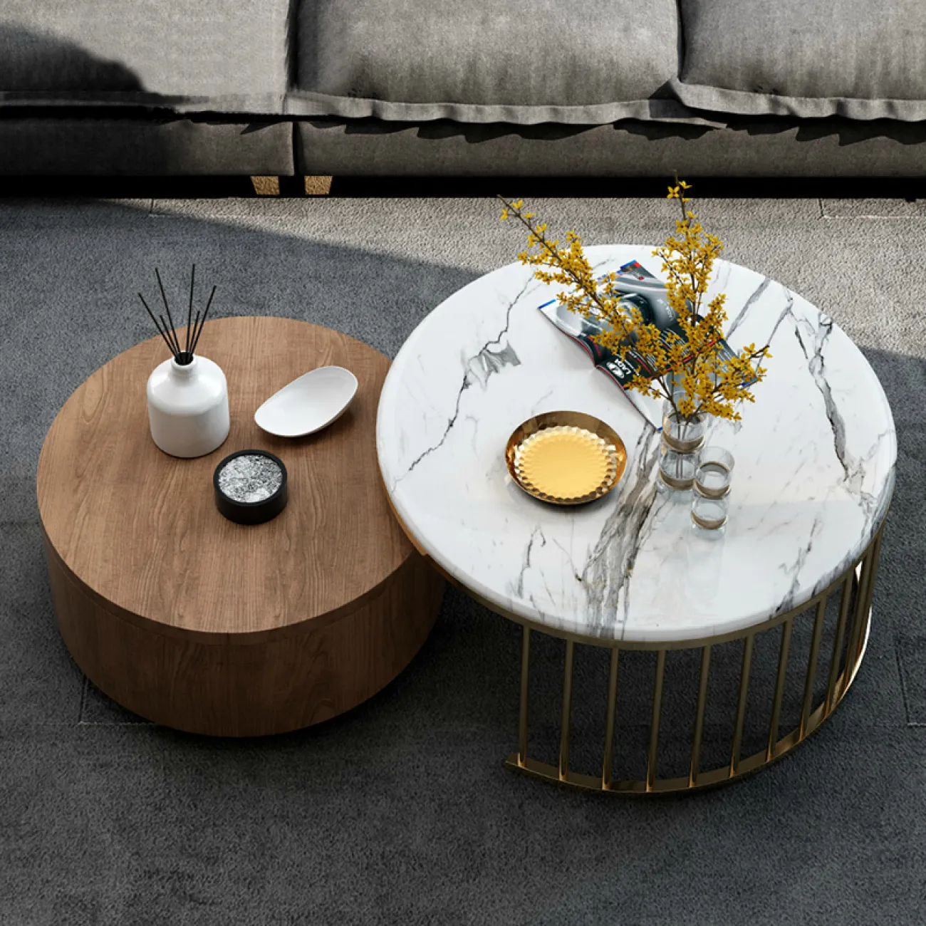 Дизайнерский журнальный столик LaLume-AP00215 Дизайнерский журнальный столик LaLume-AP00215