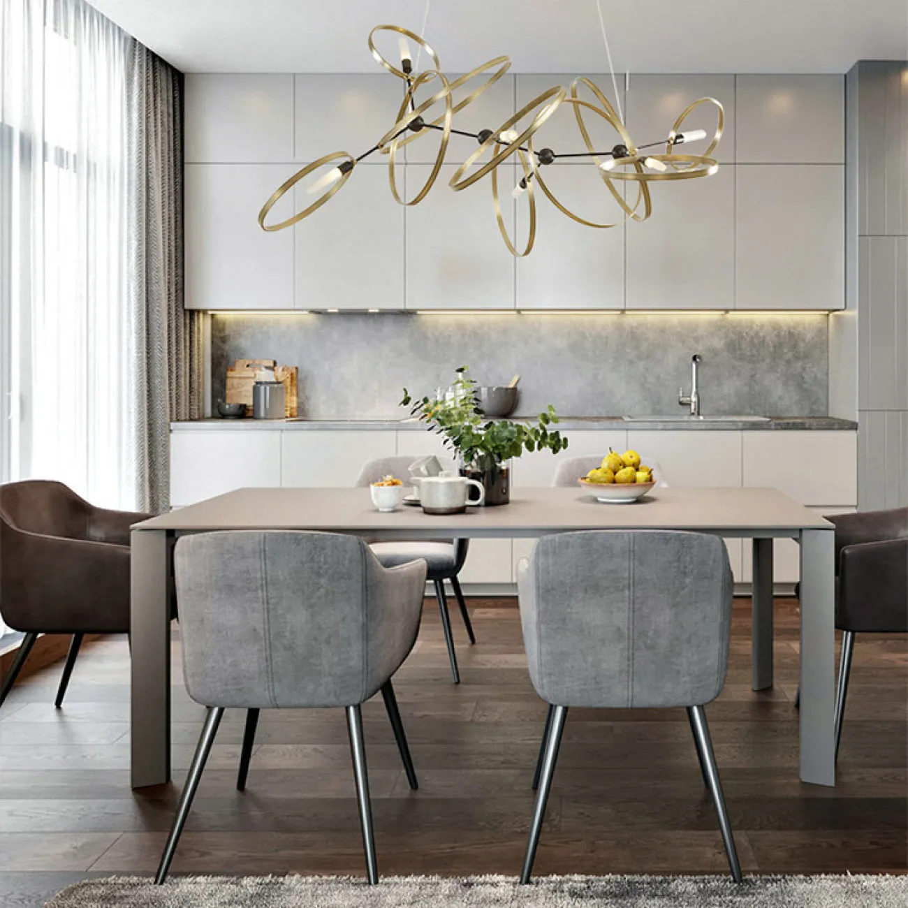 Подвесная люстра SATA L6 от ImperiumLoft