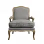 Кресло French Provence ArmChair Shebbi Grey от LaLume