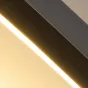 Настенный светильник в виде металлического кольца с LED-подсветкой по контуру корпуса GUARD LUX D80 Brass