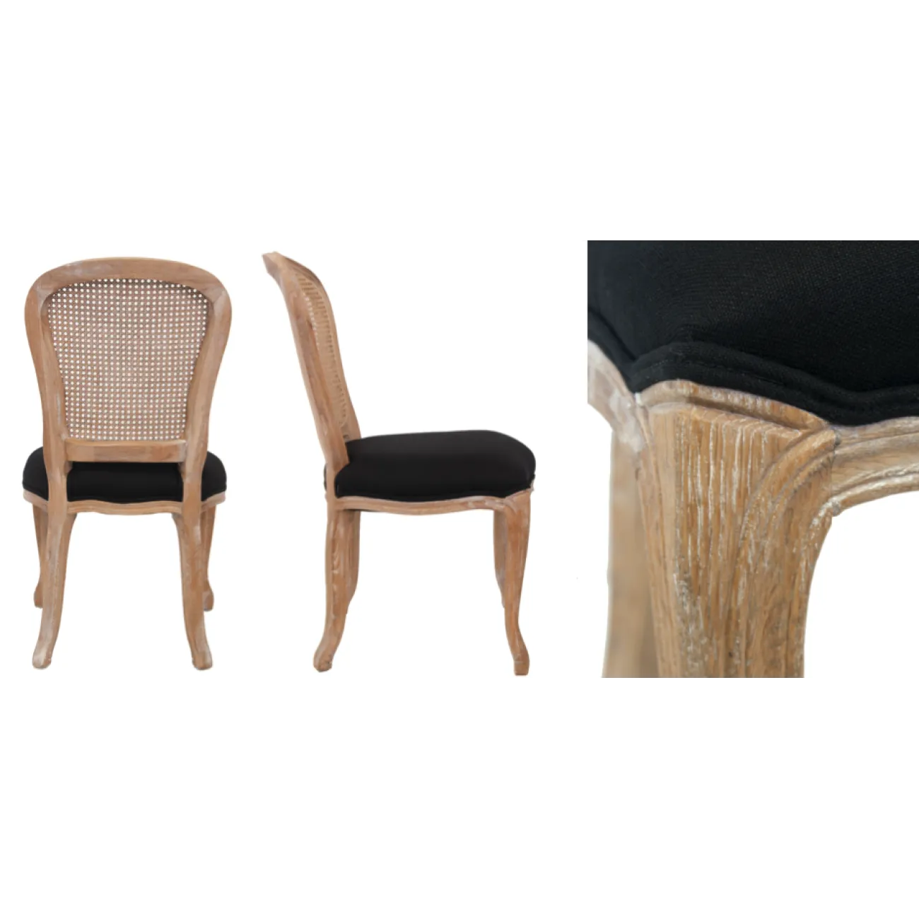 Стул French chairs Provence Neman Black Rattan Chair от LaLume