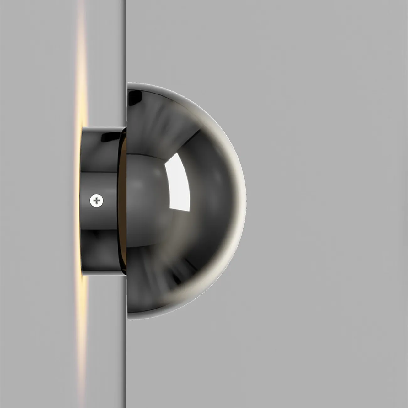 Серия настенных светодиодных светильников с шарообразными плафонами с гальваническим покрытием TOOL Pearl Black