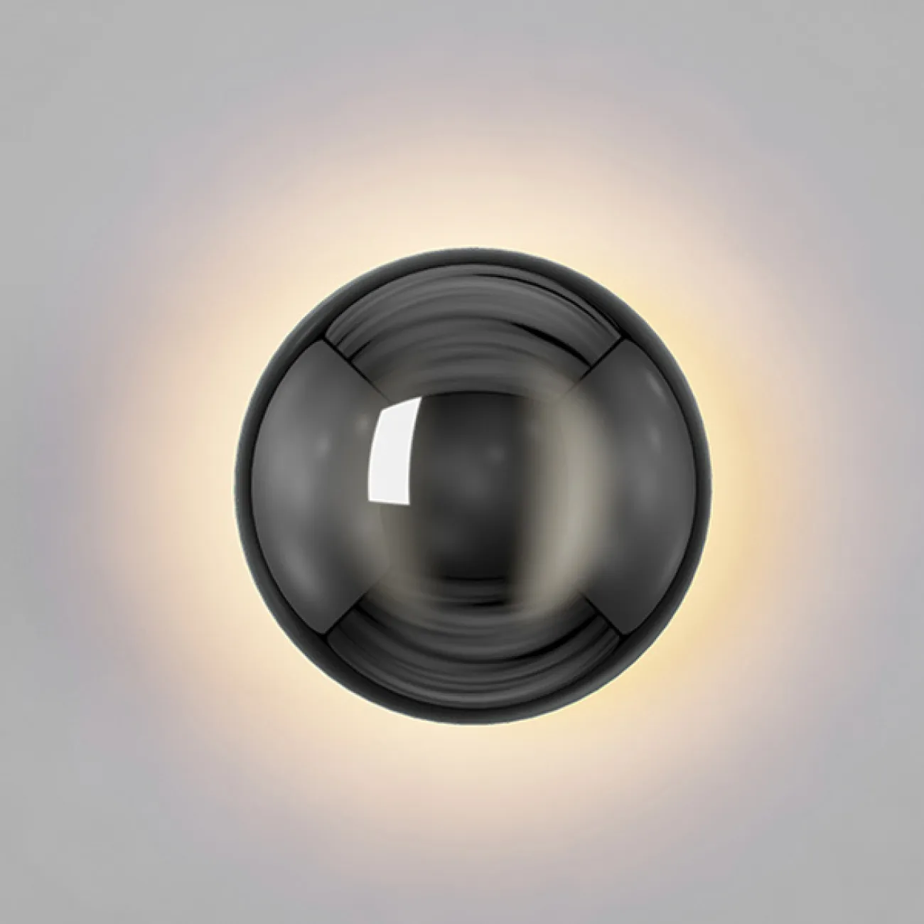 Серия настенных светодиодных светильников с шарообразными плафонами с гальваническим покрытием TOOL Pearl Black