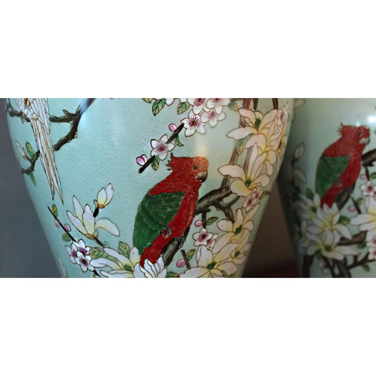 Китайская чайная ваза Parrots от LaLume