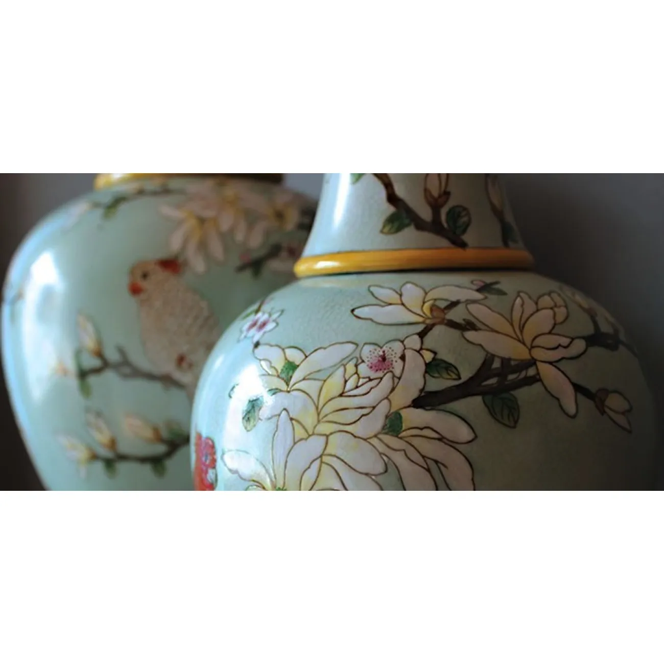 Китайская чайная ваза Parrots от LaLume