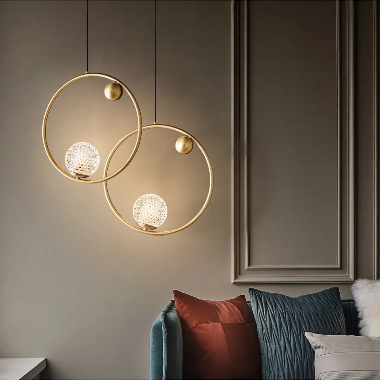 Подвесной светильник HOOP RING LUX от ImperiumLoft