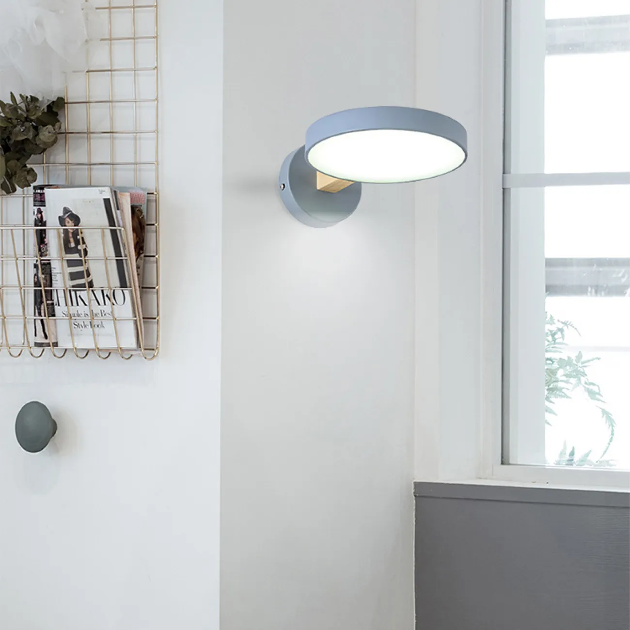 Светодиодное бра TURNA Gray от ImperiumLoft