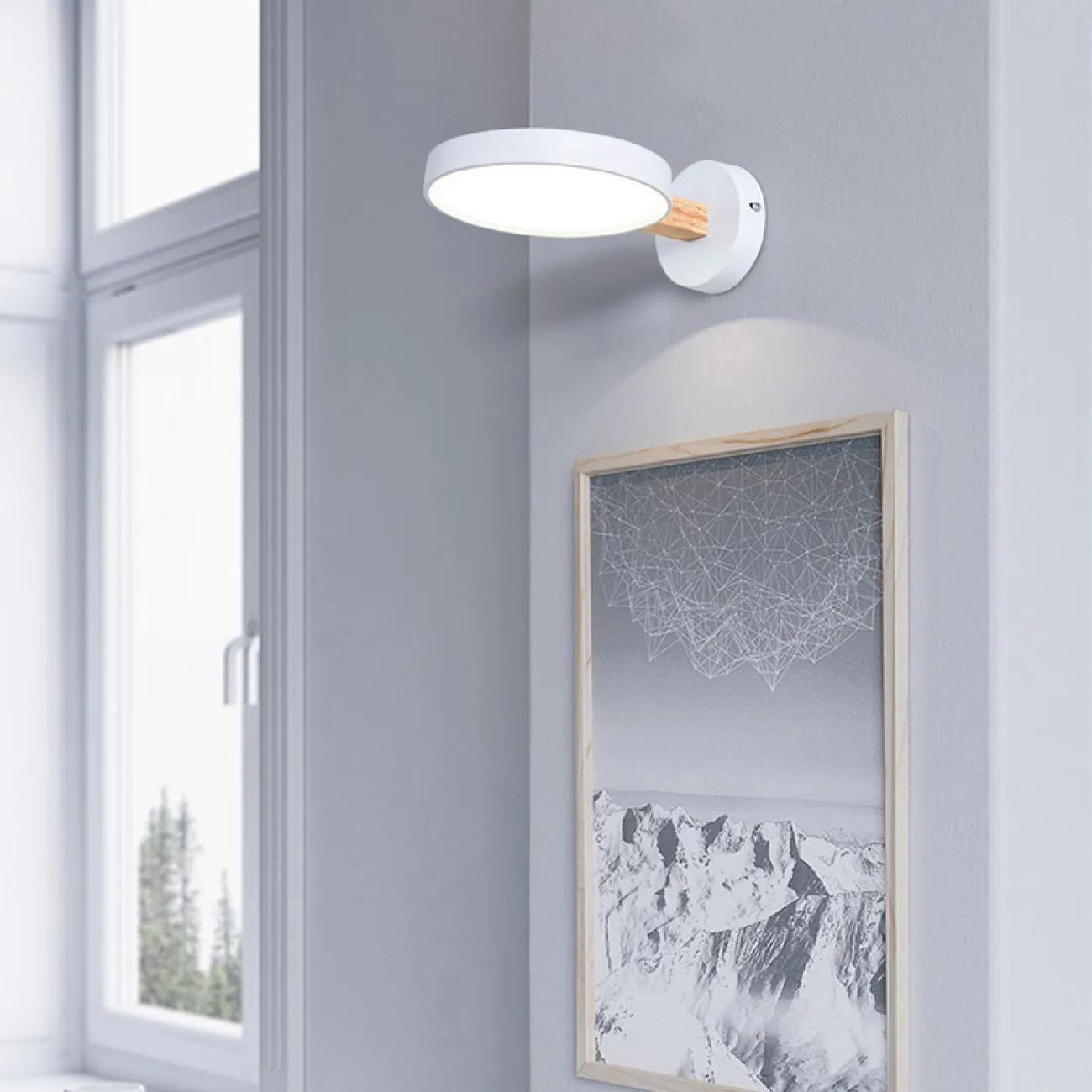 Светодиодное бра TURNA Gray от ImperiumLoft