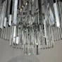 Люстра RH 1920S ODEON CLEAR GLASS FRINGE 3-TIER CHANDELIER chrome от ImperiumLoft