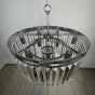 Люстра RH 1920S ODEON CLEAR GLASS FRINGE 3-TIER CHANDELIER chrome от ImperiumLoft