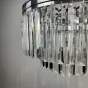 Люстра RH 1920S ODEON CLEAR GLASS FRINGE 3-TIER CHANDELIER chrome от ImperiumLoft