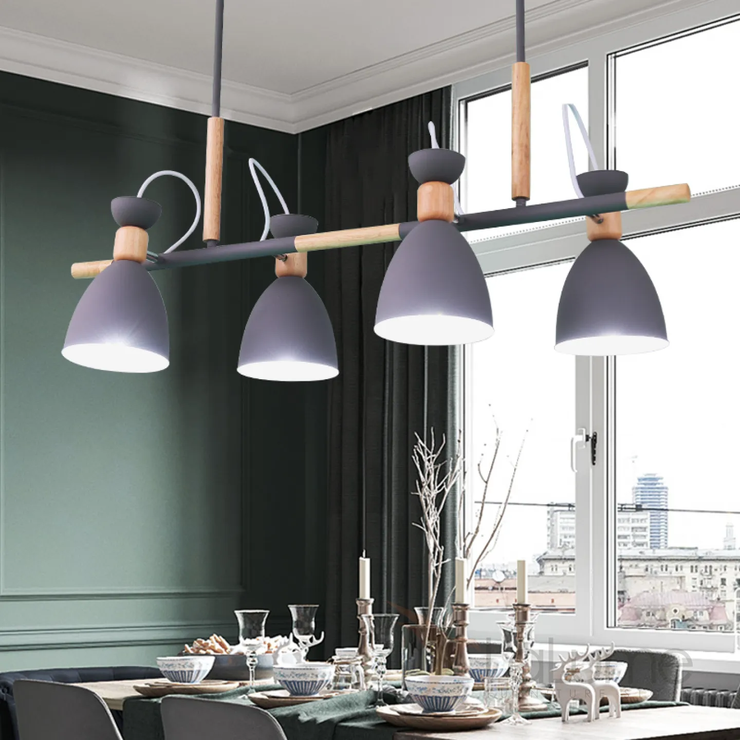 лампы на кухню подвесные над столом в стиле лофт