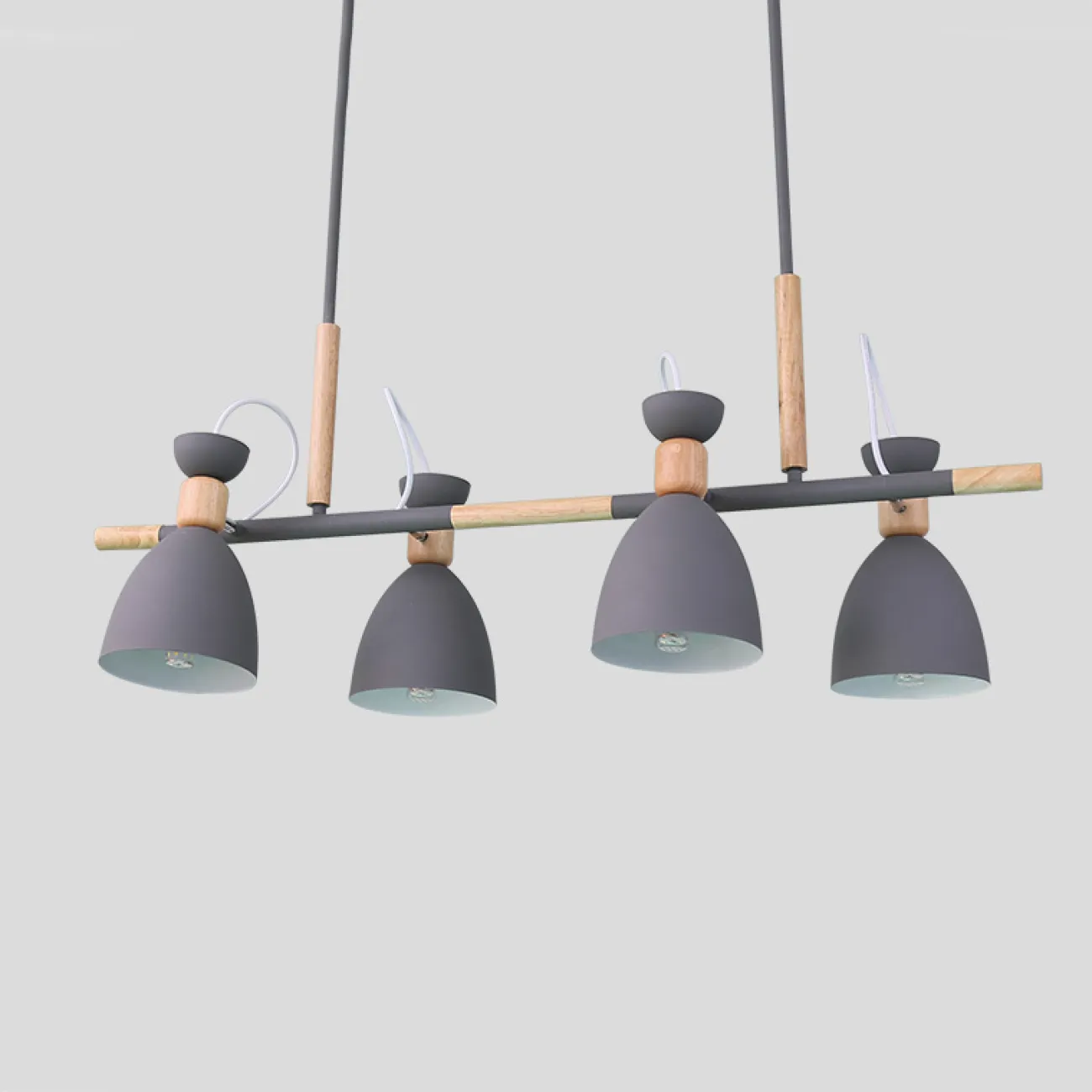 Подвесной реечный светильник TRIF WOOD LONG от ImperiumLoft