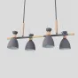 Подвесной реечный светильник TRIF WOOD LONG от ImperiumLoft