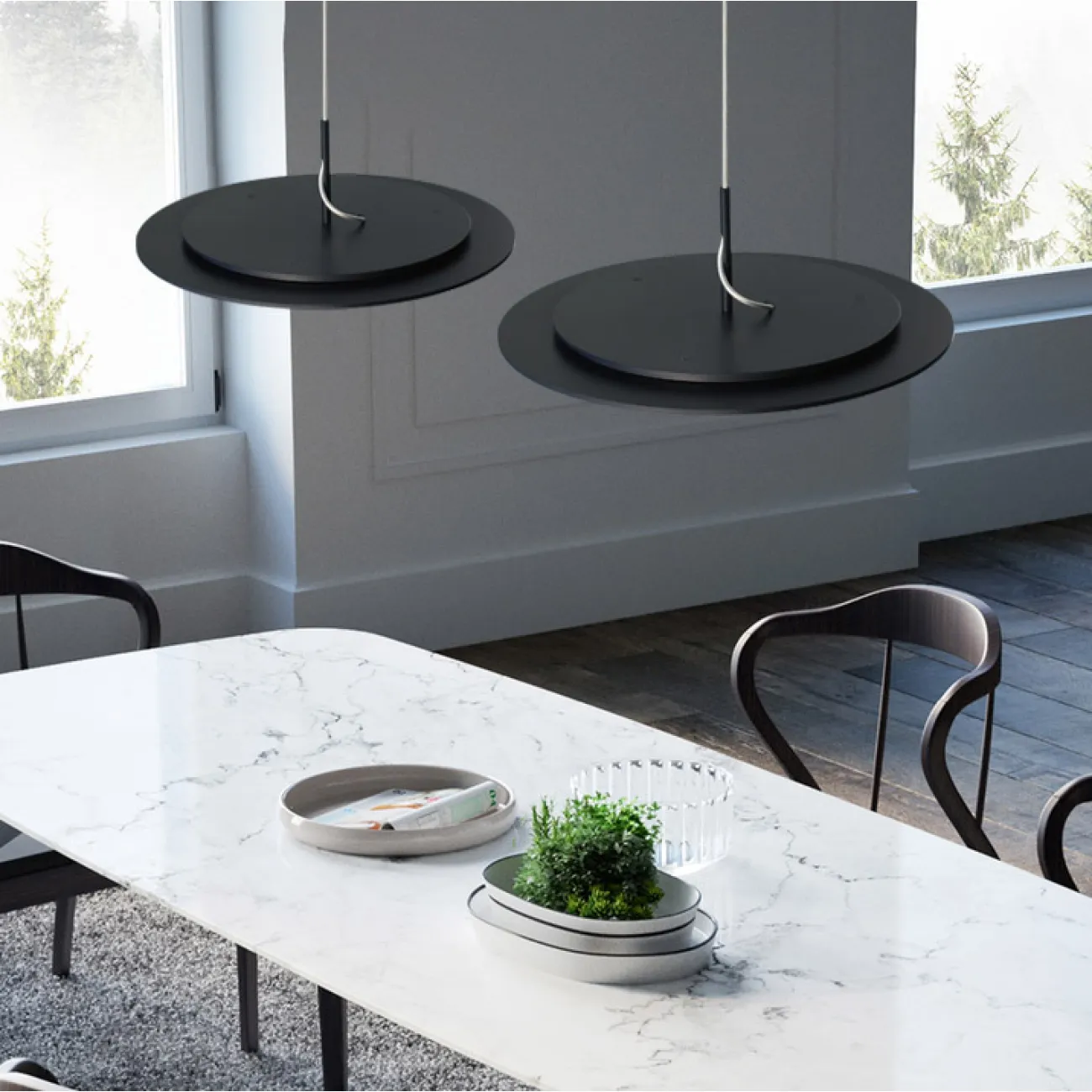 Подвесной светильник EUREKA D25 Red 4000К от ImperiumLoft