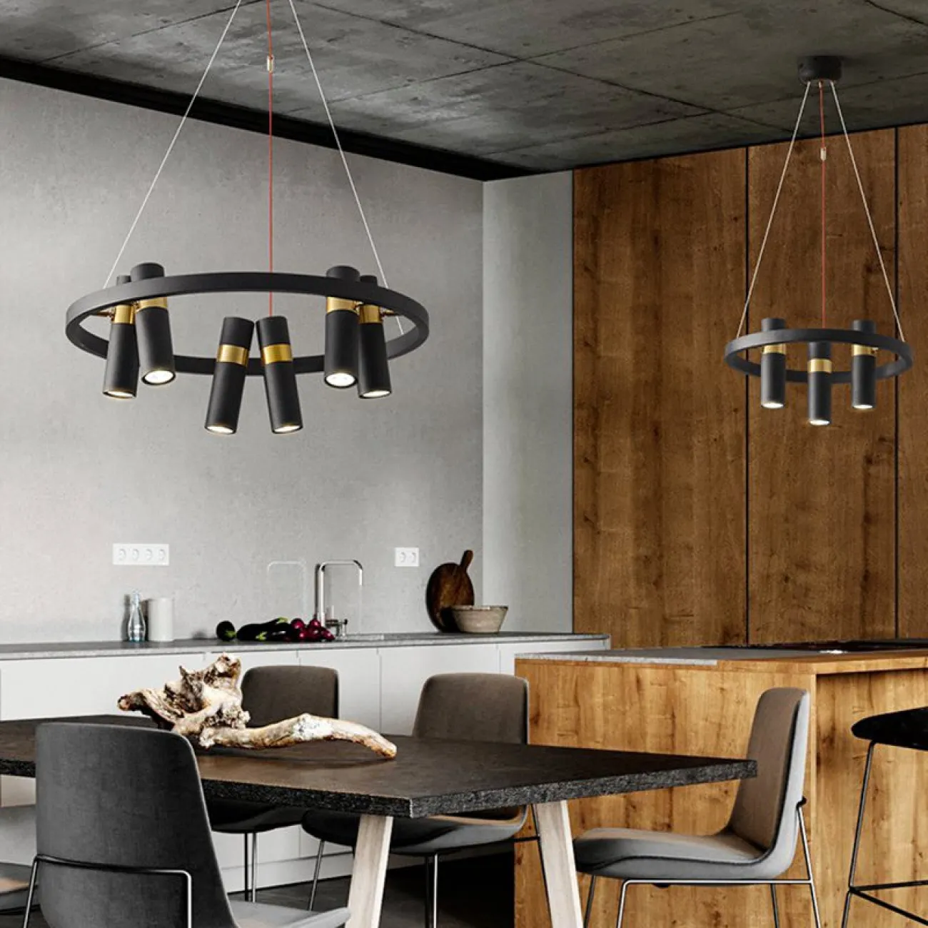 Подвесная люстра SPOOR L6 от ImperiumLoft