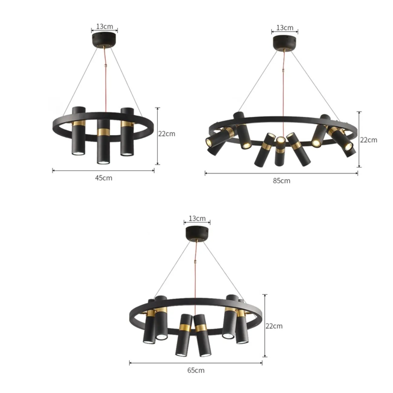 Подвесная люстра SPOOR L6 от ImperiumLoft