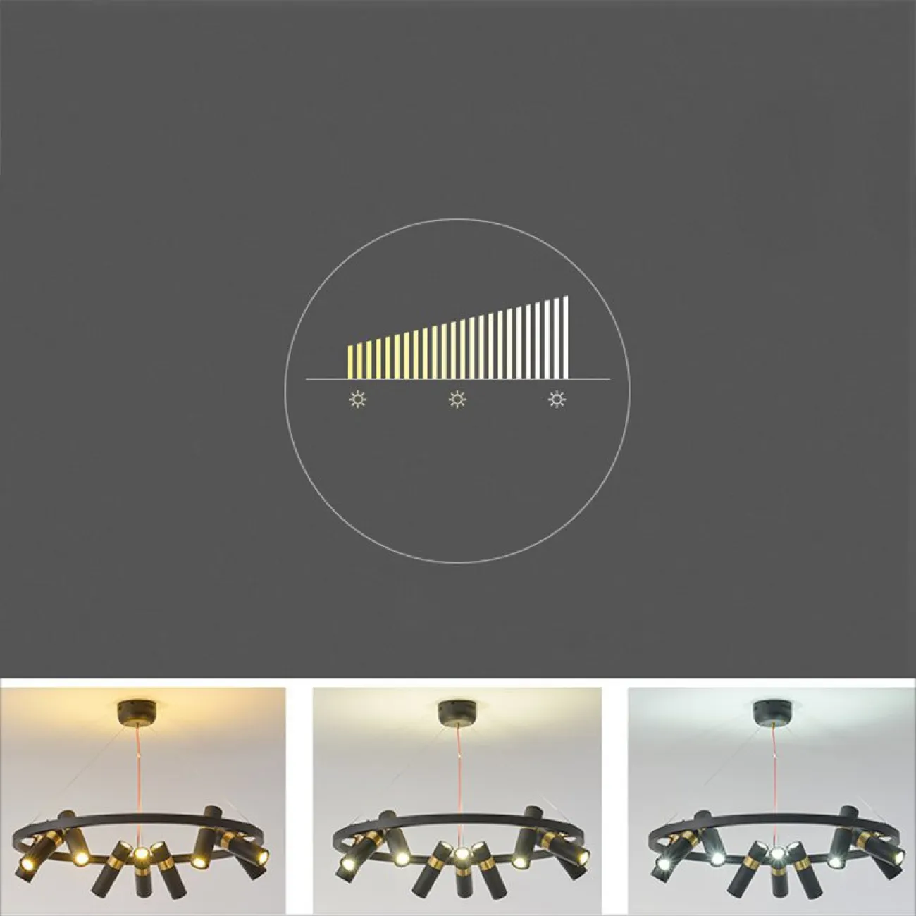 Подвесная люстра SPOOR L6 от ImperiumLoft