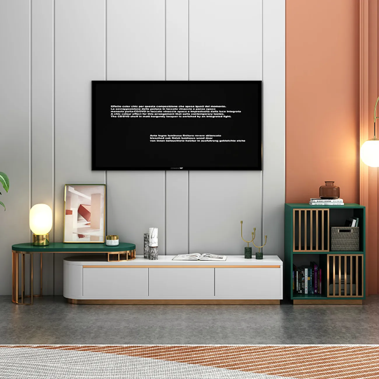 Дизайнерский комод под ТВ LaLume-TV00131 Дизайнерский комод под ТВ LaLume-TV00131