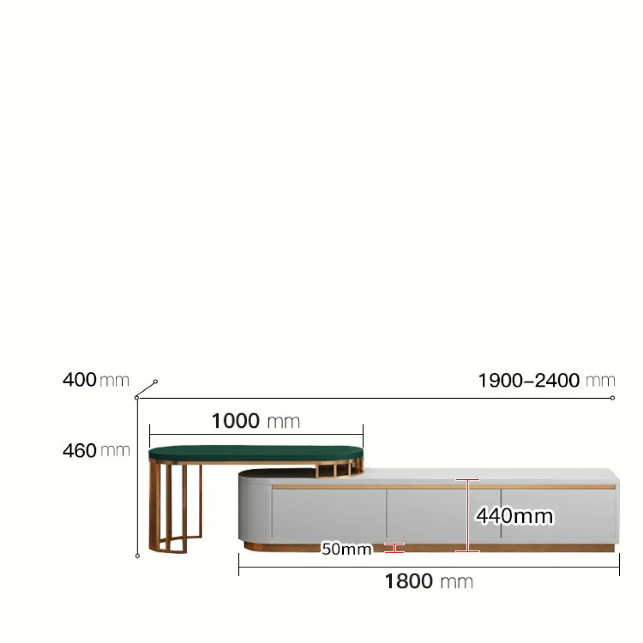 Дизайнерский комод под ТВ LaLume-TV00131 Дизайнерский комод под ТВ LaLume-TV00131