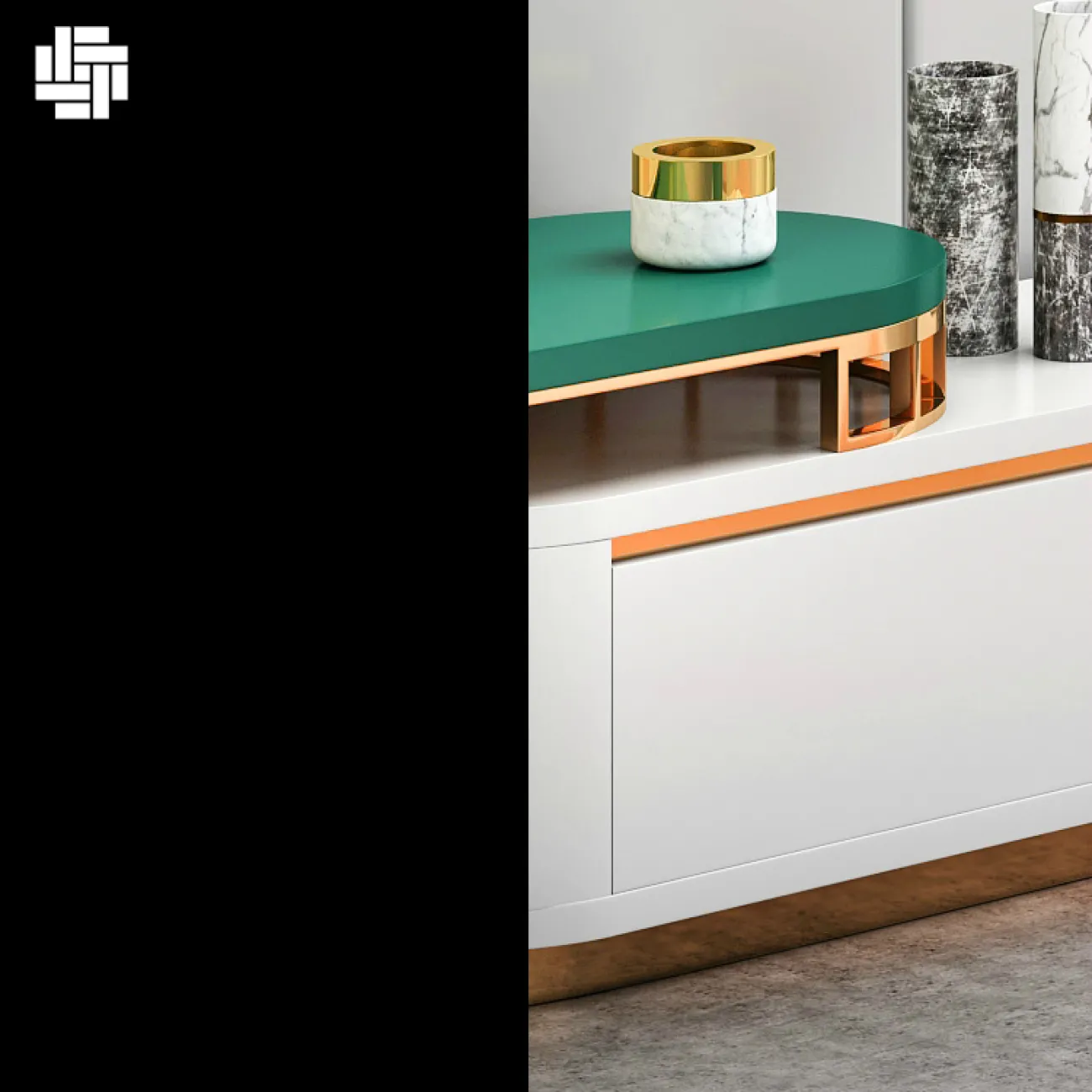 Дизайнерский комод под ТВ LaLume-TV00131 Дизайнерский комод под ТВ LaLume-TV00131