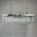 Люстра RH 1920S ODEON CLEAR GLASS FRINGE chrome 100