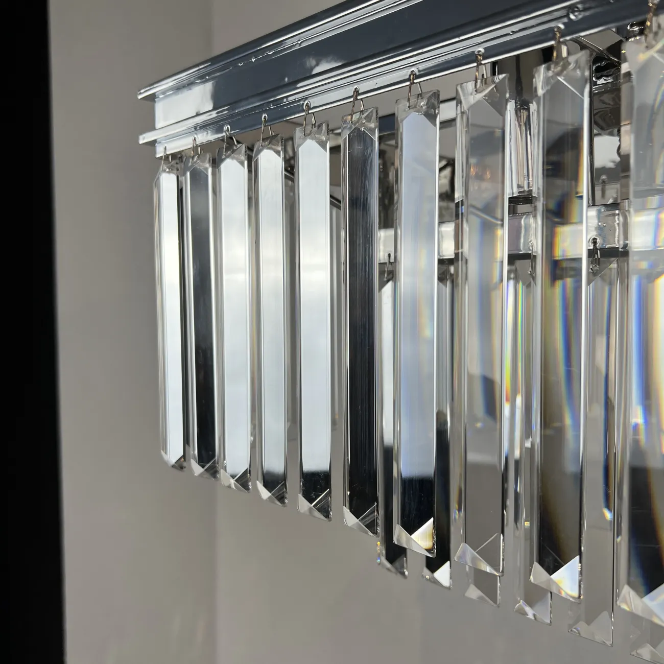 Люстра RH 1920S ODEON CLEAR GLASS FRINGE chrome от ImperiumLoft