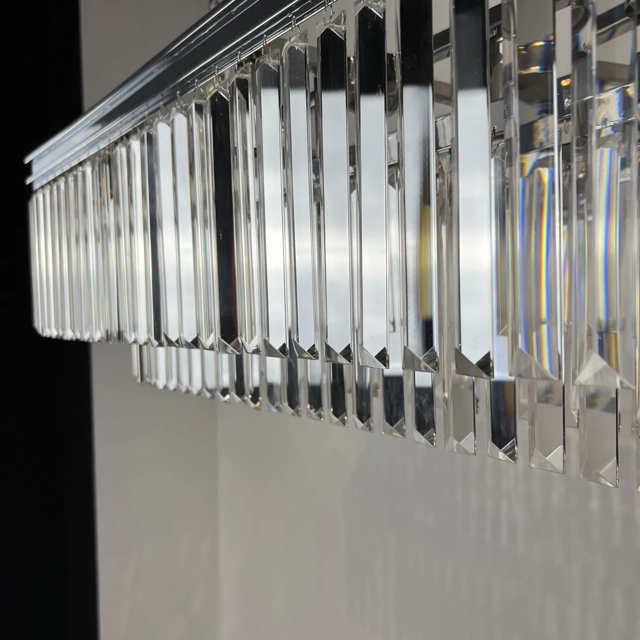 Люстра RH 1920S ODEON CLEAR GLASS FRINGE chrome от ImperiumLoft