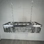 Люстра RH 1920S ODEON CLEAR GLASS FRINGE chrome от ImperiumLoft