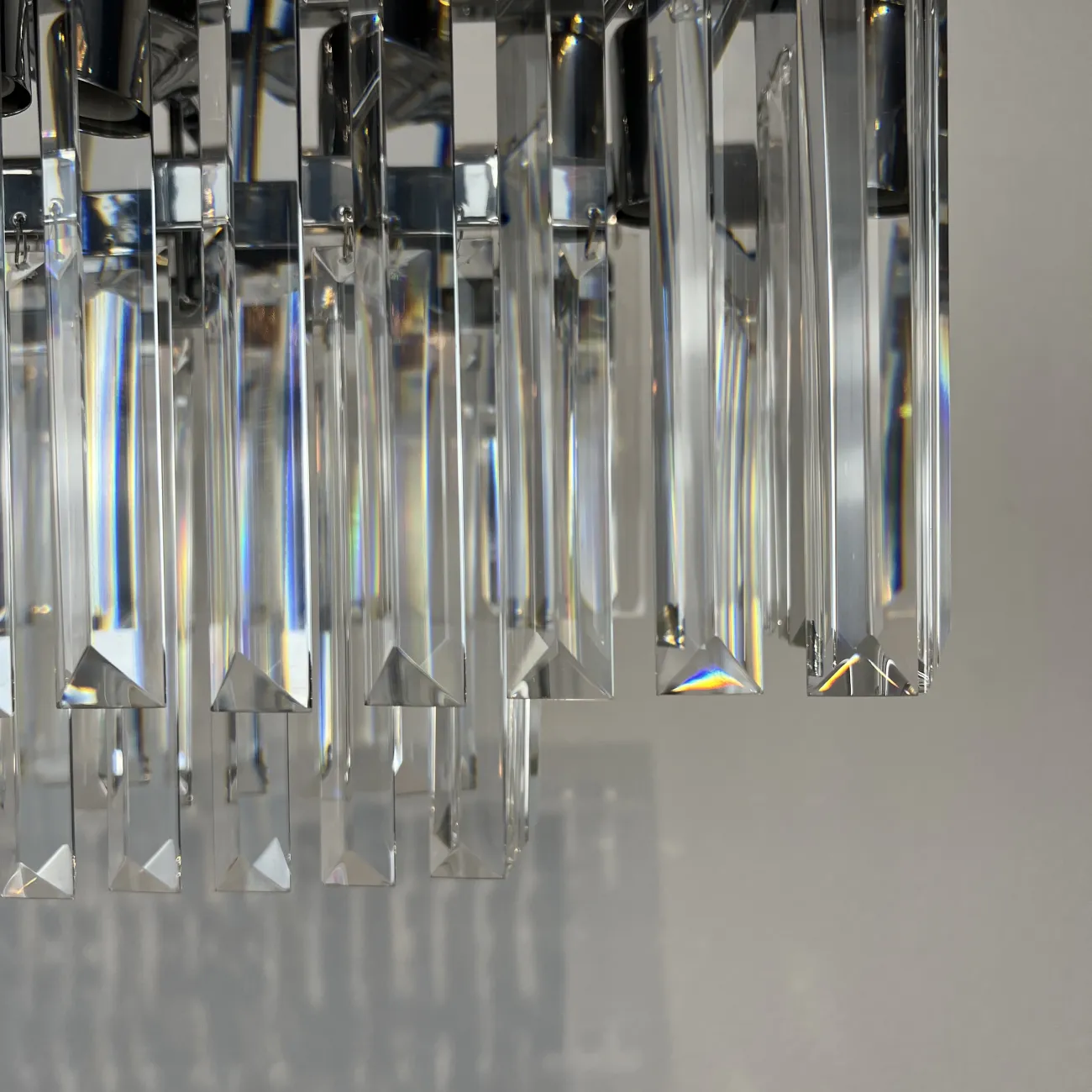 Люстра RH 1920S ODEON CLEAR GLASS FRINGE chrome от ImperiumLoft