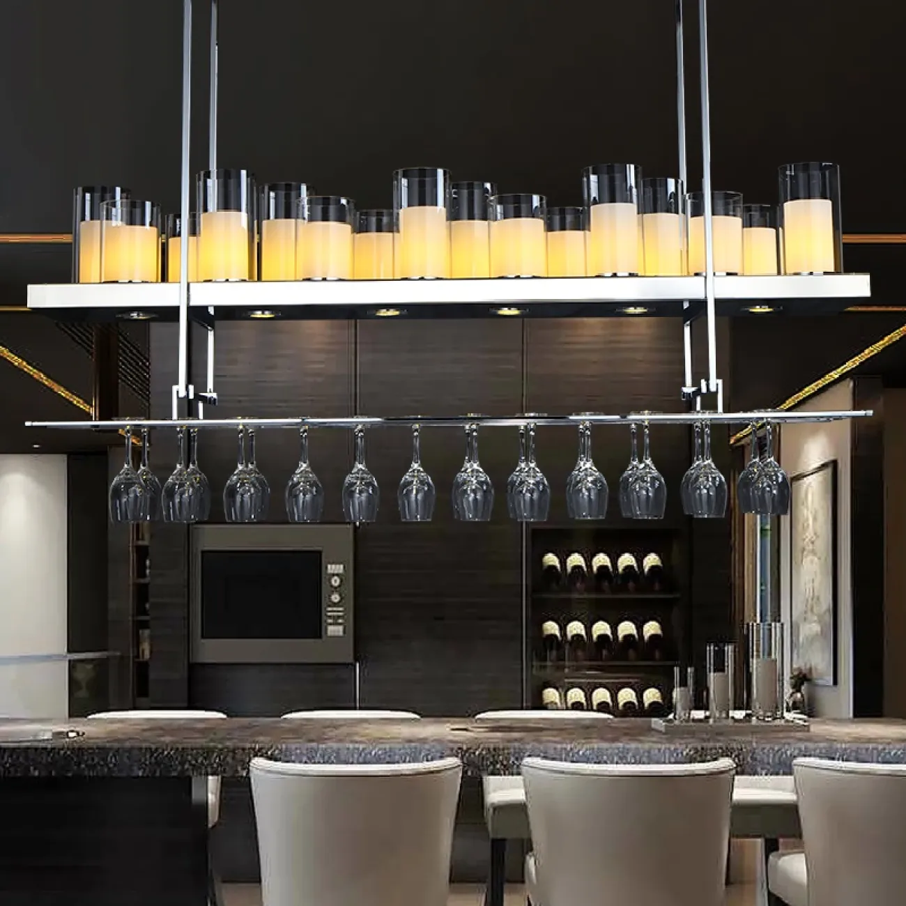 Люстра Shelf and Candle от ImperiumLoft