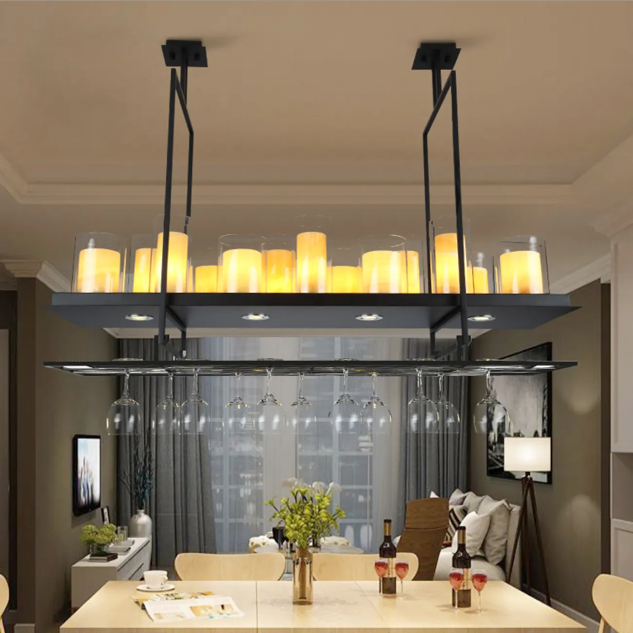 Люстра Shelf and Candle от ImperiumLoft