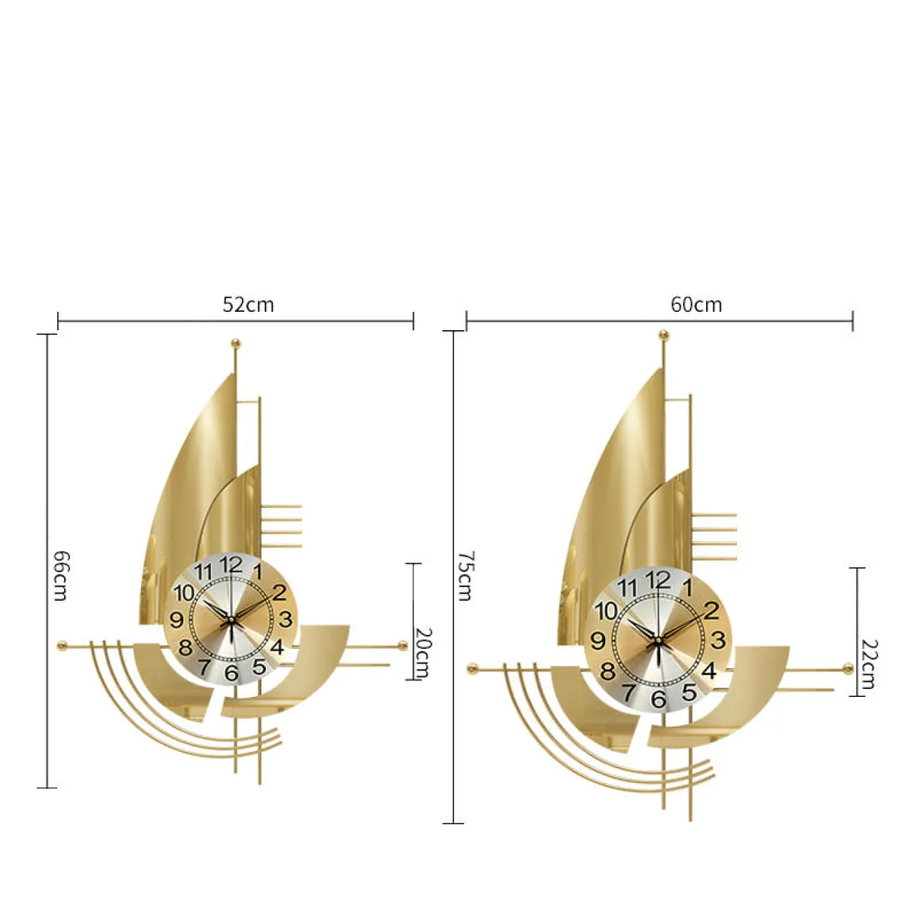 Дизайнерский настенный декор часы LaLume-KKK00292