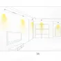 Точечный светильник MAUD D8 Brass 3W от ImperiumLoft