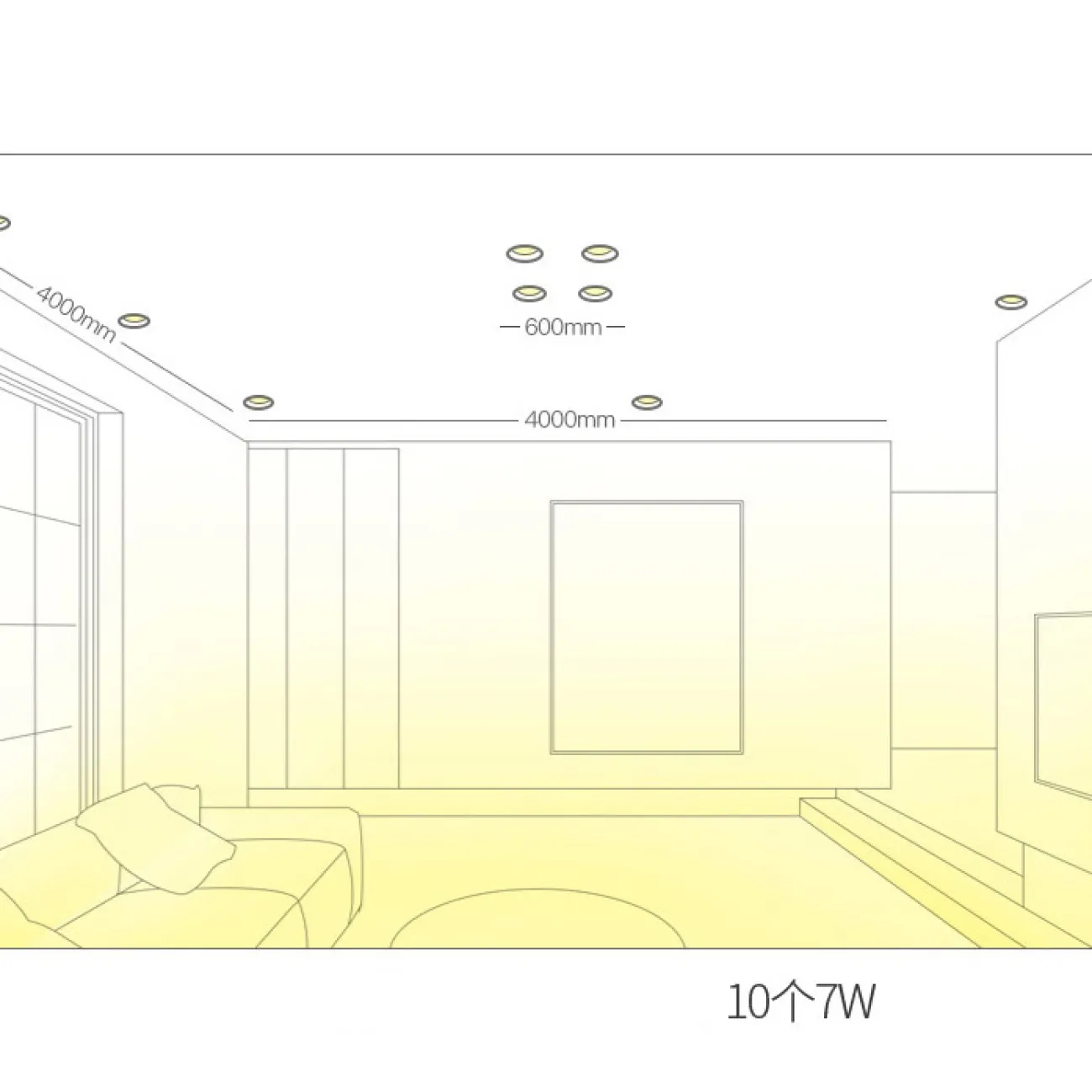 Точечный светильник MAUD D12 Brass 7W от ImperiumLoft