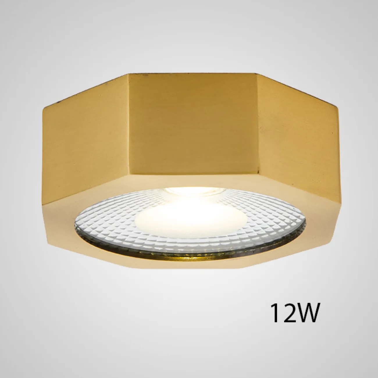 Точечный светильник MAUD D12 Brass 7W от ImperiumLoft