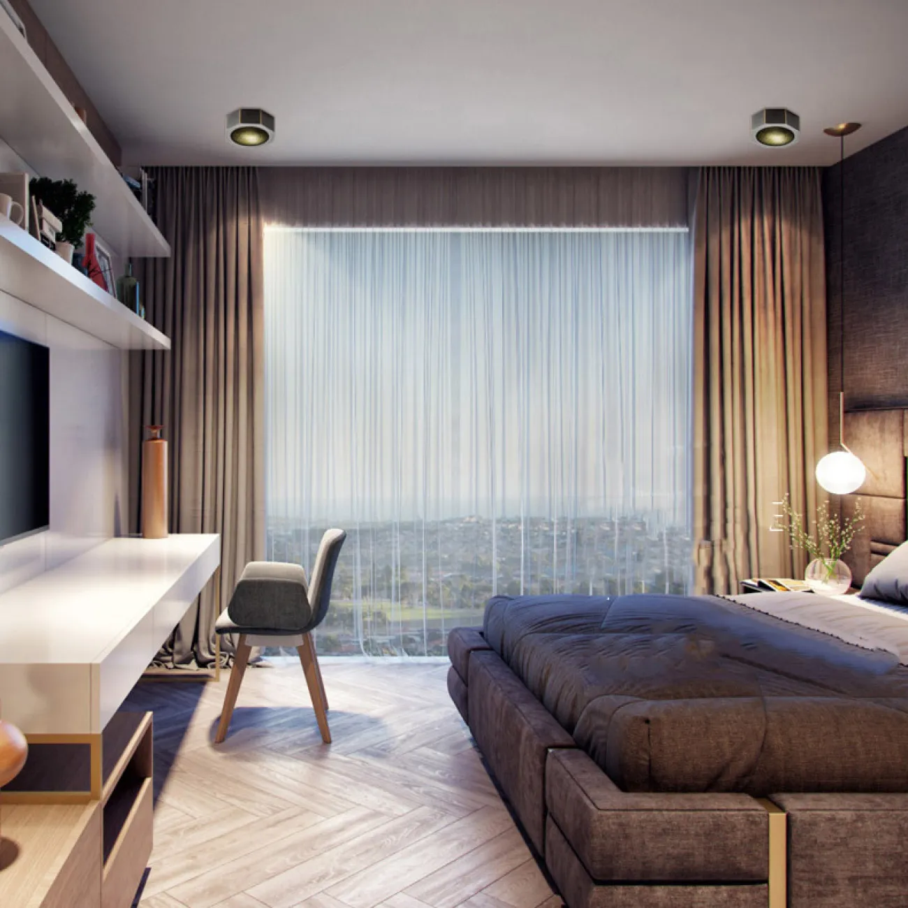 Точечный светильник MAUD D12 Brass 7W от ImperiumLoft