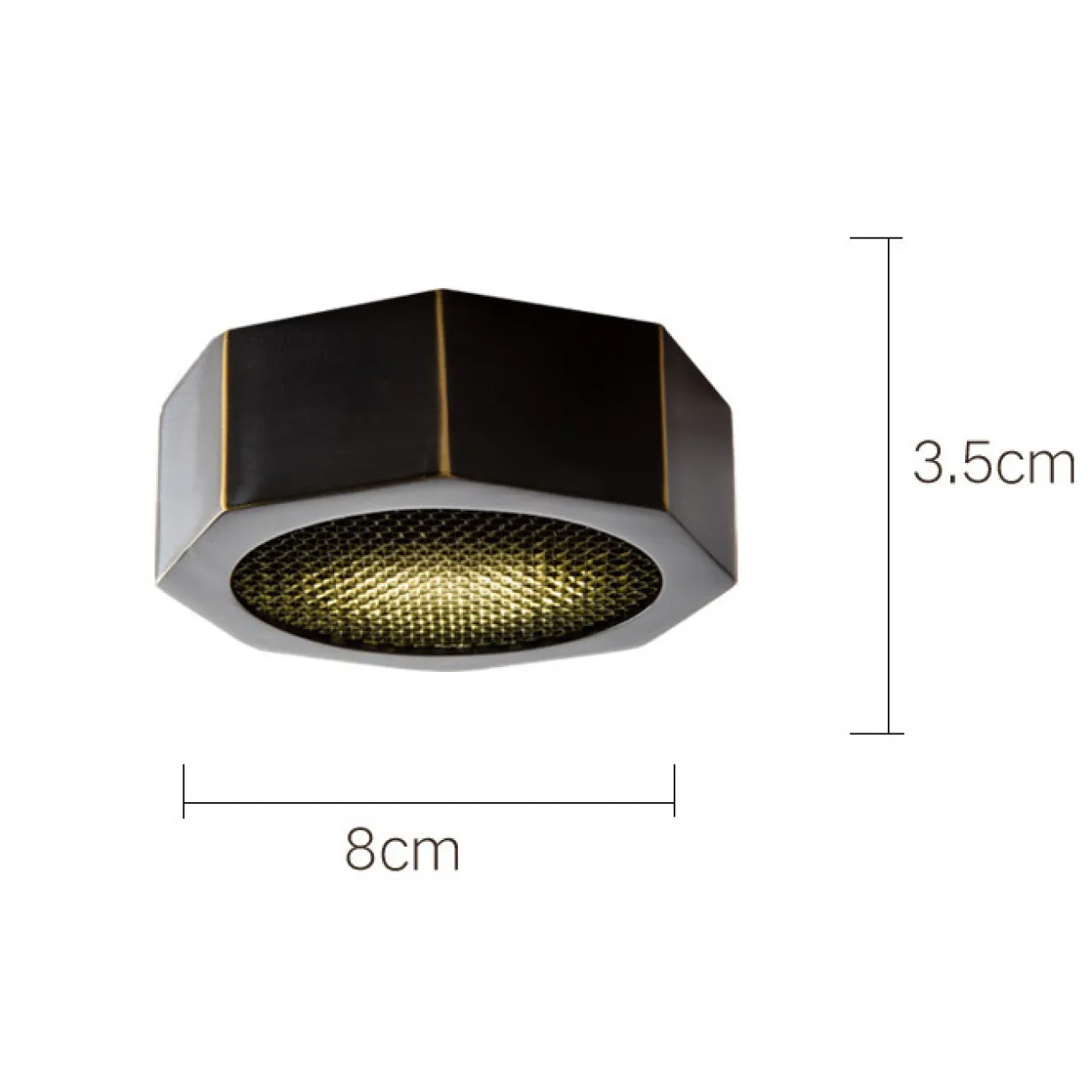 Точечный светильник MAUD D12 Brass 7W от ImperiumLoft