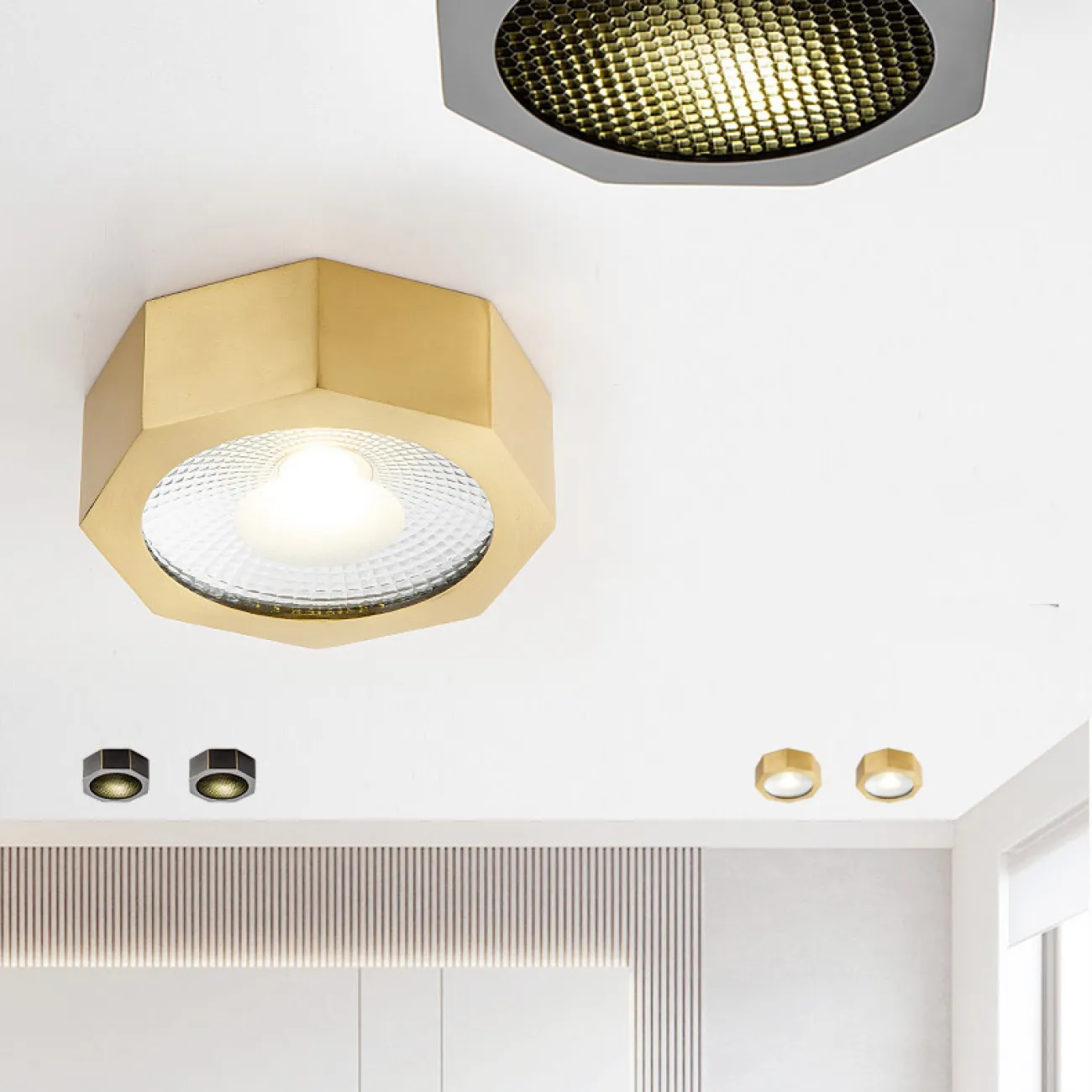 Точечный светильник MAUD D8 Brass 3W от ImperiumLoft