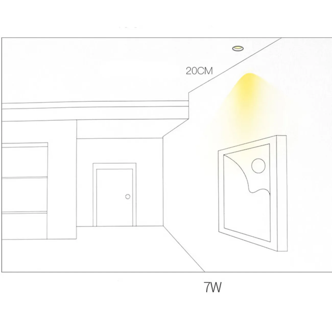 Точечный светильник MAUD D8 Brass 3W от ImperiumLoft