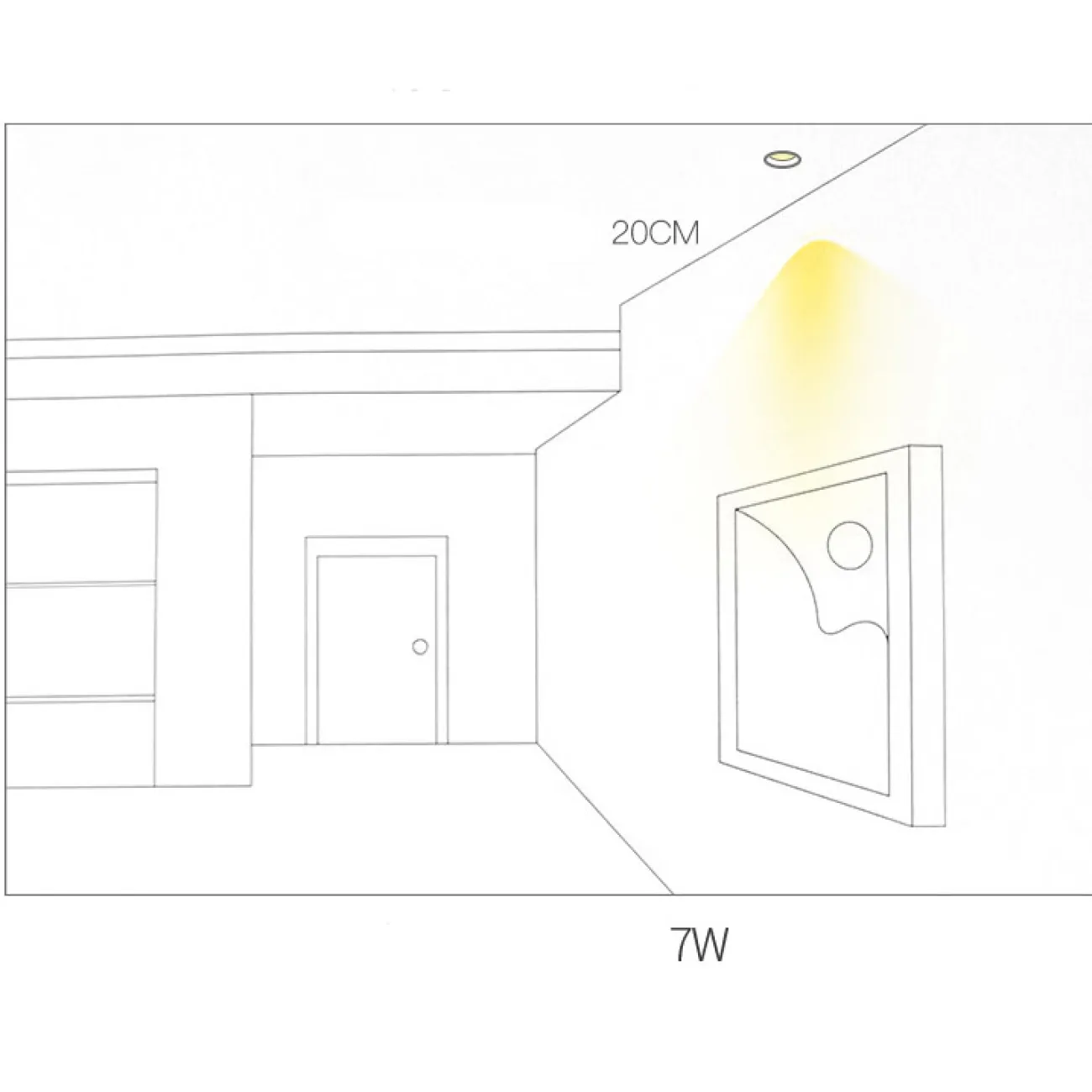Точечный светильник MAUD D12 Brass 7W от ImperiumLoft