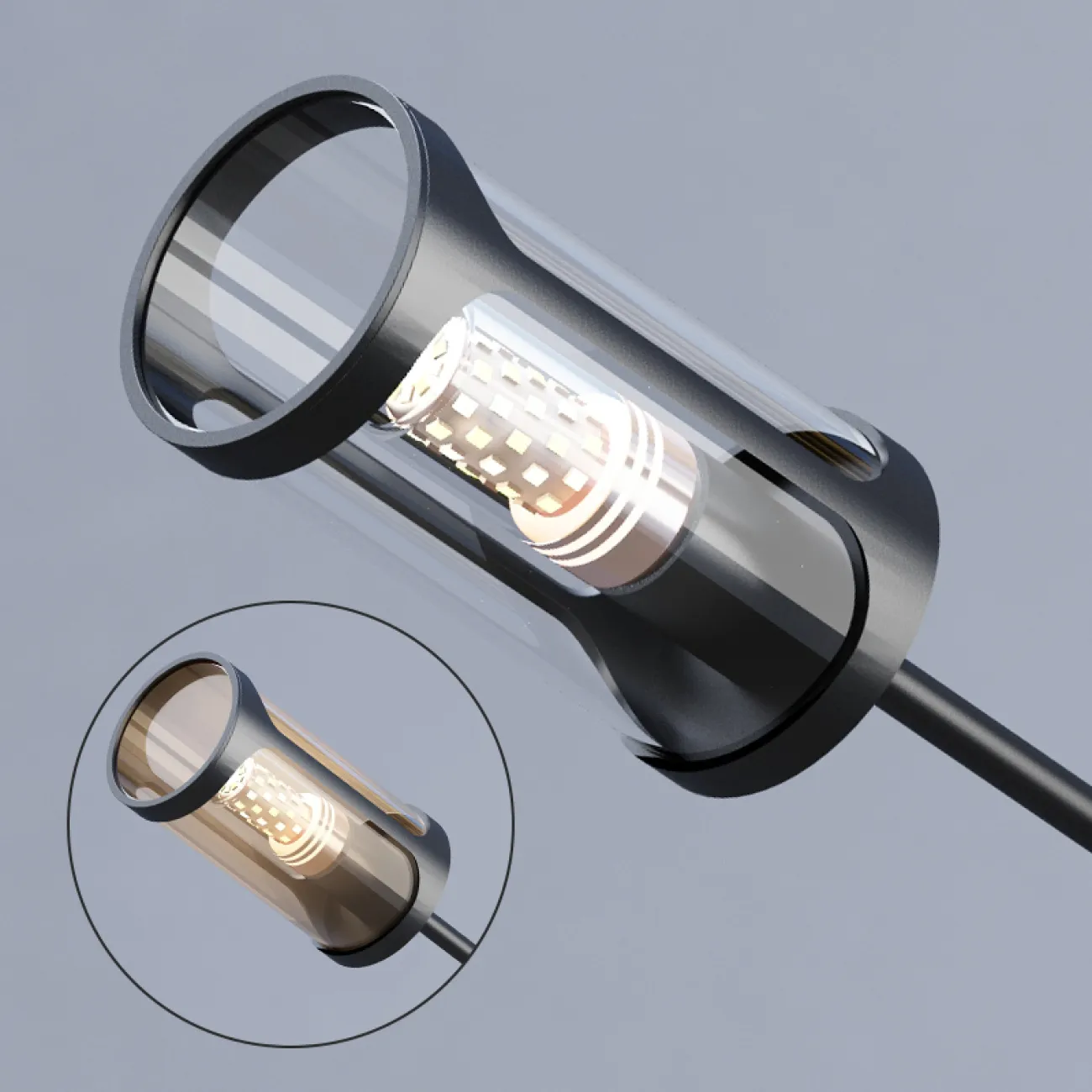 Дизайнерская люстра SKELBY H24 White/Amber от ImperiumLoft