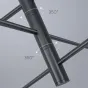 Дизайнерская люстра SKELBY H32 Black/Transparent от ImperiumLoft
