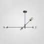 Дизайнерская люстра SKELBY H24 Black/Amber от ImperiumLoft